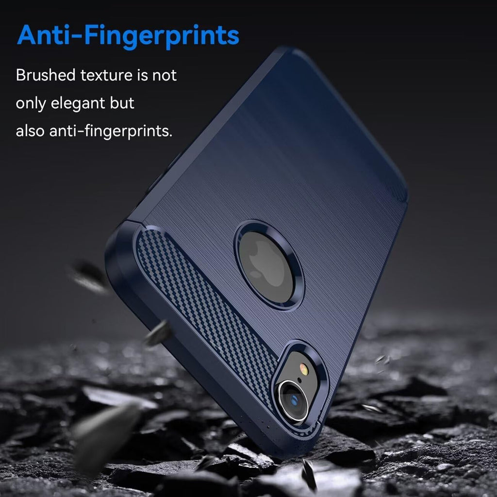 iPhone XR Slim Fit Case Tough Gel TPU Rubber Cover BLUE